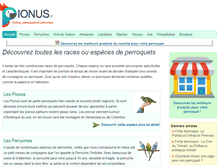 Tablet Screenshot of pionus.fr